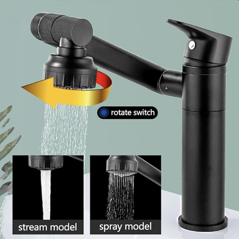 Wholesale Price Shein Trends Stainless Steel Tap Hot and Cold  Bathroom Faucet Washbasin Aerator Faucet