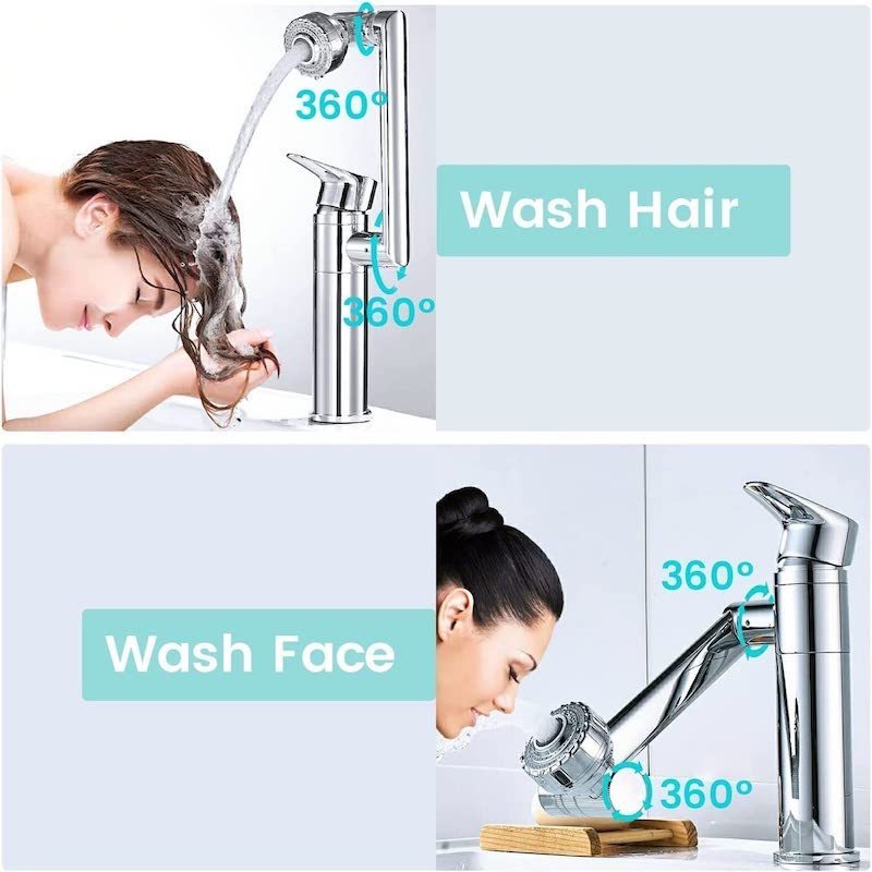 Wholesale Price Shein Trends Stainless Steel Tap Hot and Cold  Bathroom Faucet Washbasin Aerator Faucet