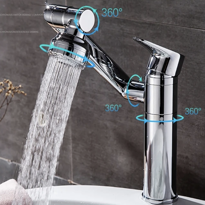 Wholesale Price Shein Trends Stainless Steel Tap Hot and Cold  Bathroom Faucet Washbasin Aerator Faucet