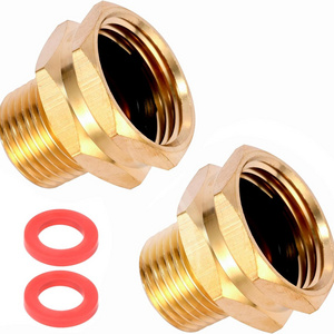 GHT to NPT Adapter Brass Fitting Brass Garden Hose to Pipe Fittings Connect