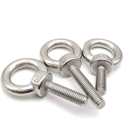 Manufacturers stainless steel metric din580 m3 m4 m5 m8 m10 m12 c15 A2 machinery concrete swivel ring lifting eyebolt eye bolt