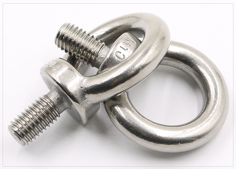 Manufacturers stainless steel metric din580 m3 m4 m5 m8 m10 m12 c15 A2 machinery concrete swivel ring lifting eyebolt eye bolt