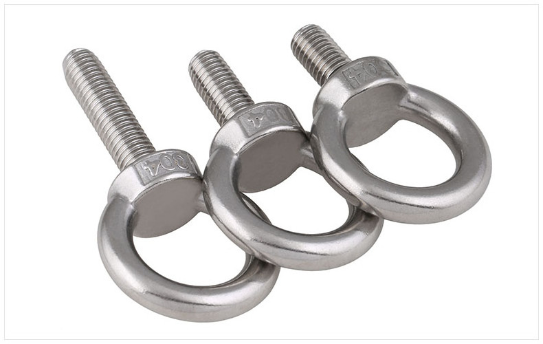 Manufacturers stainless steel metric din580 m3 m4 m5 m8 m10 m12 c15 A2 machinery concrete swivel ring lifting eyebolt eye bolt