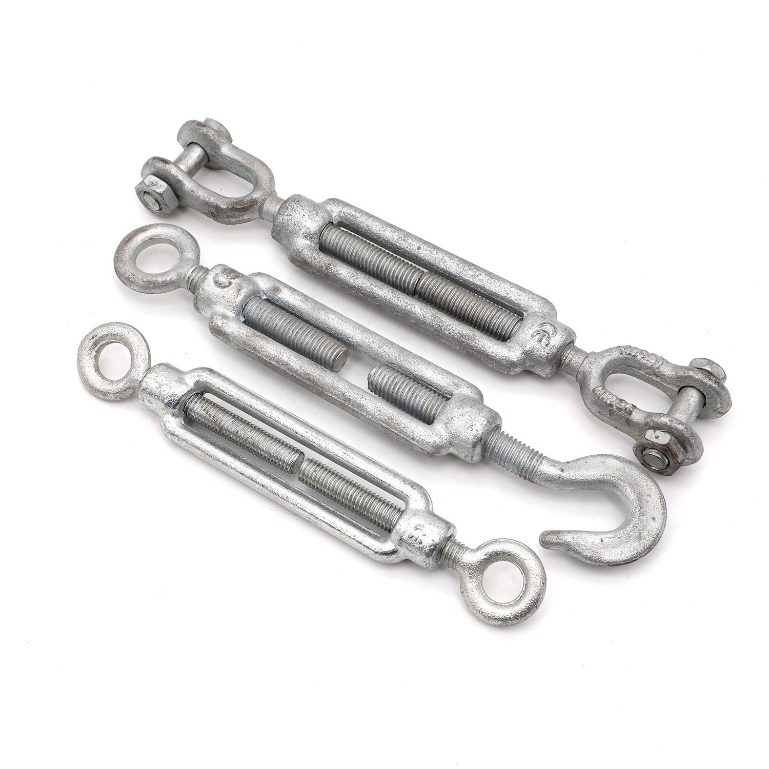 Factory Price Wholesale HOOK/EYE Turnbuckles Italy Typle Forged 5mm m6 m14 Turnbuckle Hook and Eye