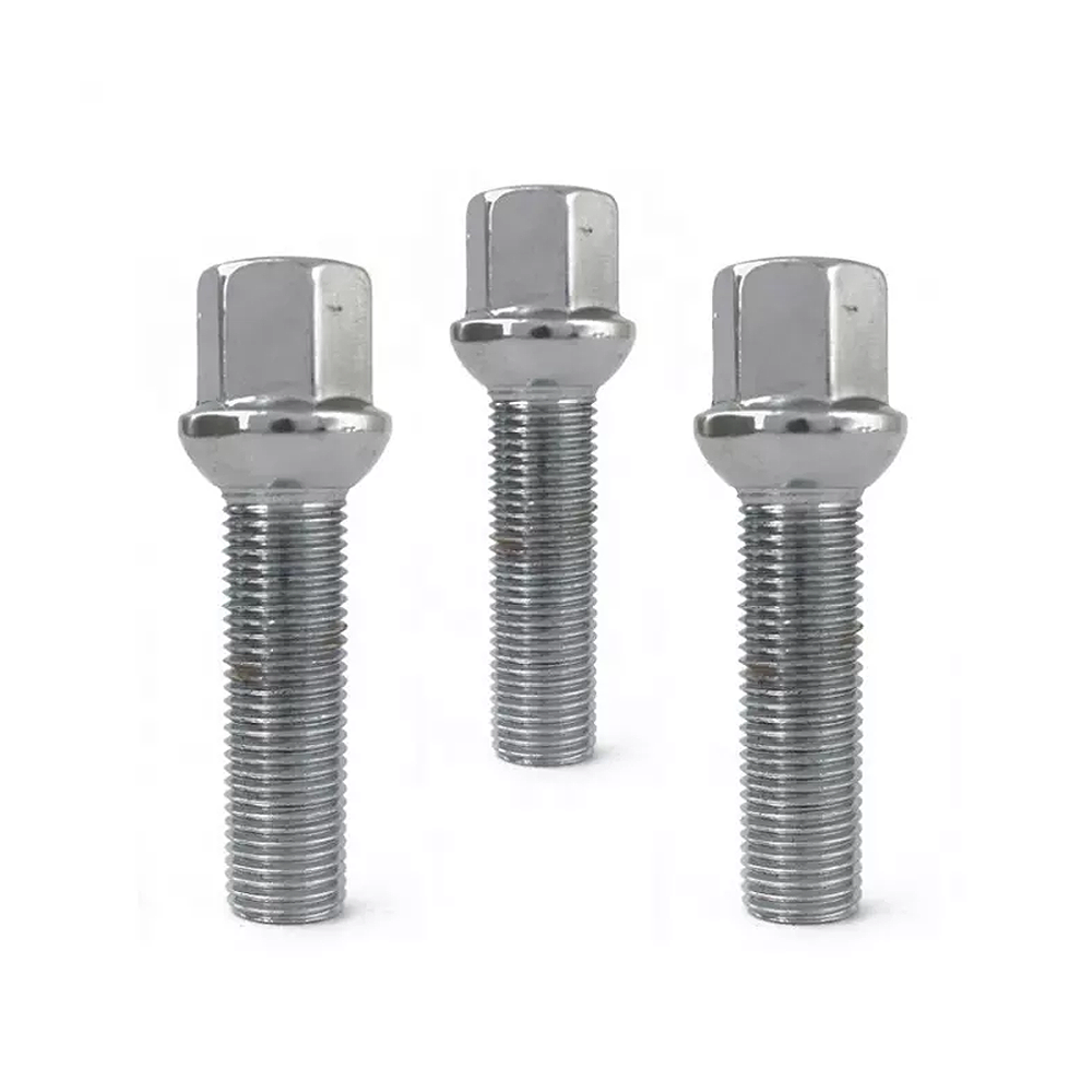 Auto Anti-theft M12x1.25 Titanium Long Hexagon Assorted Lug Wheel Bolt And Nut For Car