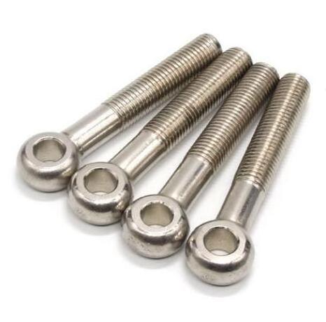 T14*3 trapezoidal buckle full thread screw c15 m12 lifting eye bolt