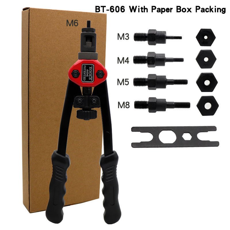 Factort Stock BT606 M3 - M12 Riveter Guns Rivet Nut Gun Double Handle Blind Riveting Tools