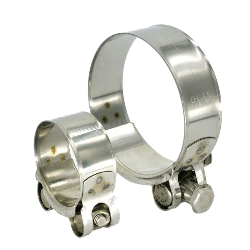 Adjustable Heavy Duty 304SS Stainless Steel Strong Throat Band Single T Bolt Hose Slot Clamps