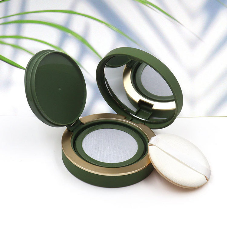 New Trend Matcha Green 12g Makeup Bb Cc Cosmetic Cream Compact Powder Case Bb Cushion Case Pressed Foundation Box For Ladies