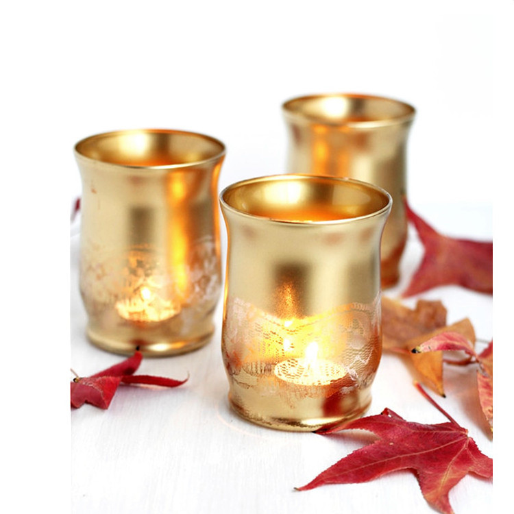 Well Designed Silver Jars Mercury Candle Glass Mirror Votive Candle Holders With High Quality