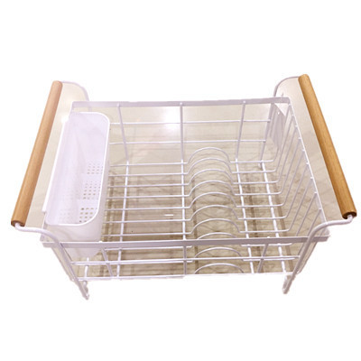 Single layer stainless steel paint baking bowl rack draining rack drying dishes and bowls storage box kitchen shelf