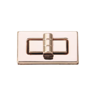 Fashion Handbag Metal Turn Lock Other Bag Parts Accessories Square Twist Lock For Leather Purse Hardware