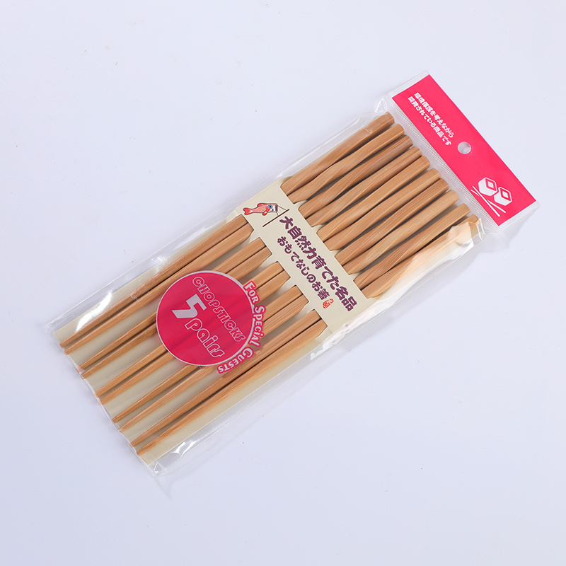 Factory Wholesale Price Bulk Bamboo  Individually Wrapped Disposable Sushi Chopsticks chopsticks with logo