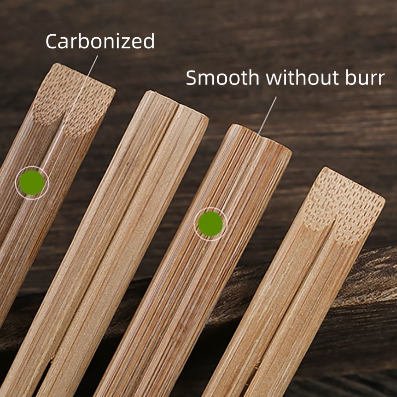 Factory direct supplier recycled twin hashi bamboo chopsticks with packaging fo sushi