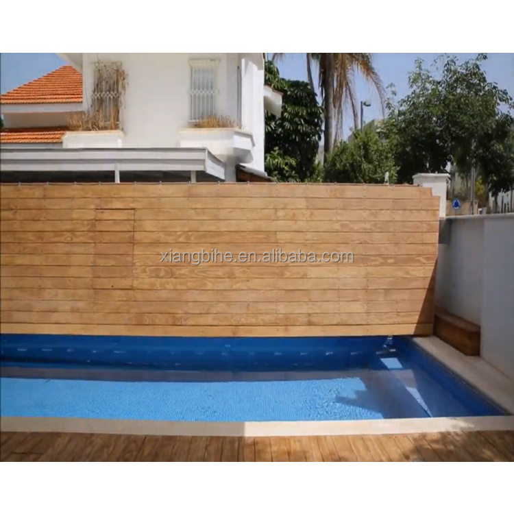 Nice Pool With Folding Type Automatic Deck Pool Cover Easy Install Automatic Deck Swimming Pool Cover