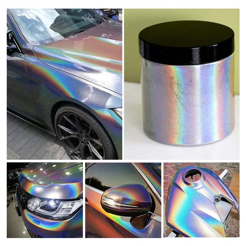 Holographic Micro Flake Pigment Holographic Loose Pigment Automotive Paint Metal Flake Glitter Powder