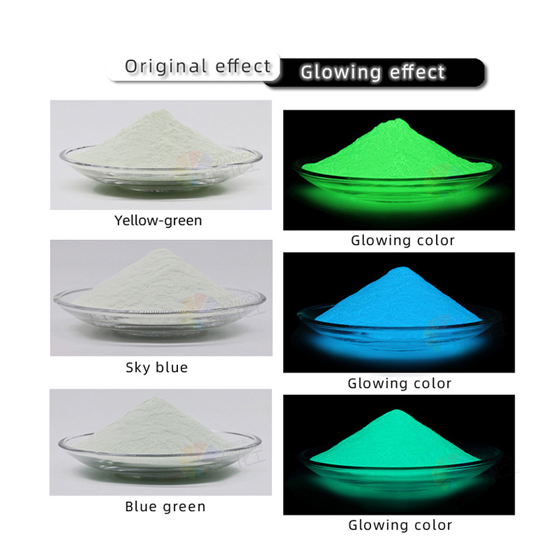 Glow In The Dark Pigment Powder Strontium Aluminate Powder Luminous Powder Price Luminous Pigment Photoluminescent Pigment