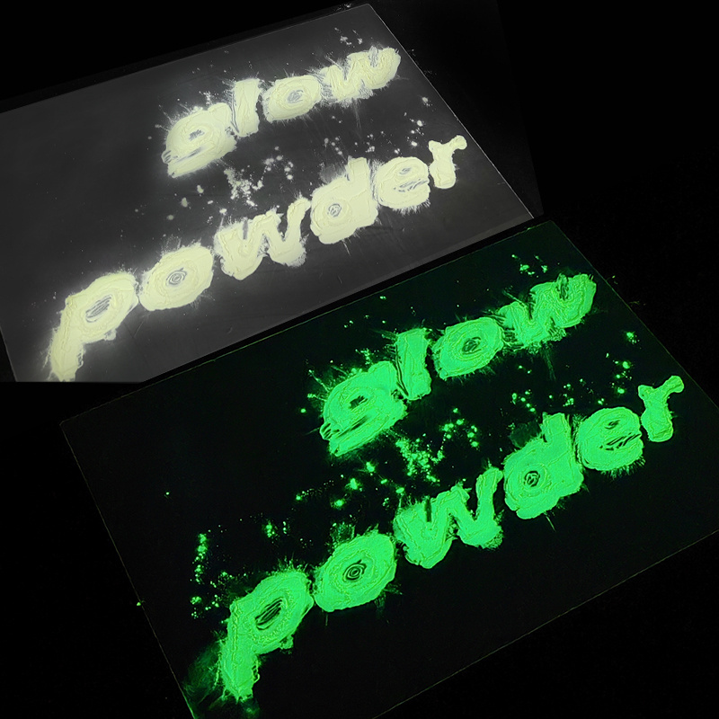 Long Lasting Luminous Powder Glow In The Dark Pigment Powder Photoluminescent Pigment Glowing Powder