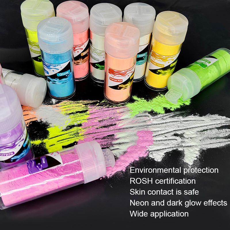 Strontium Aluminate Doped Europium Fluorescent Glow Powder Luminescent Pigment Glow In The Dark Powder