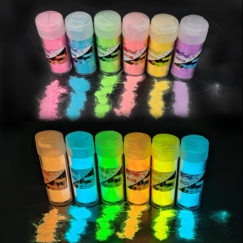 Strontium Aluminate Doped Europium Fluorescent Glow Powder Luminescent Pigment Glow In The Dark Powder