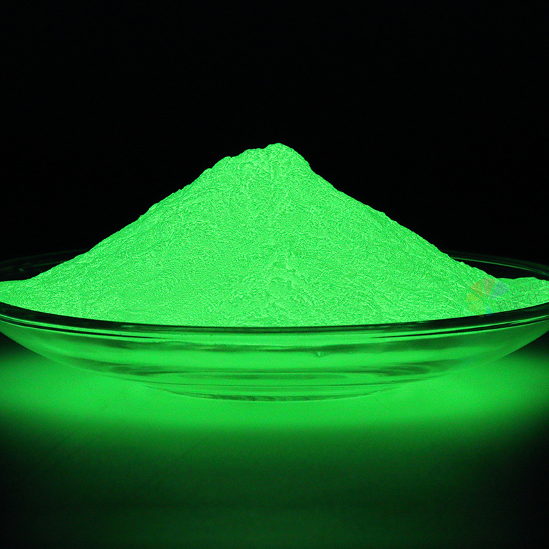 Phosphorus Powder Screen Printing Aqua Luminous Powder Glow In The Dark Powder For Paint