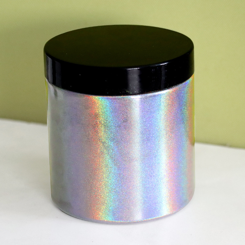 Holographic Auto Paint Pigment Rainbow Hologram Chrome Powder Pigment Flakes Holographic Pigment For Car Paint