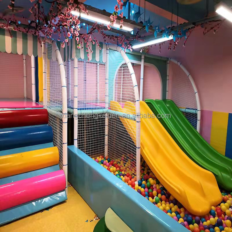 Square trampoline elastic bed amusement park indoor playground trampoline park for children and adults