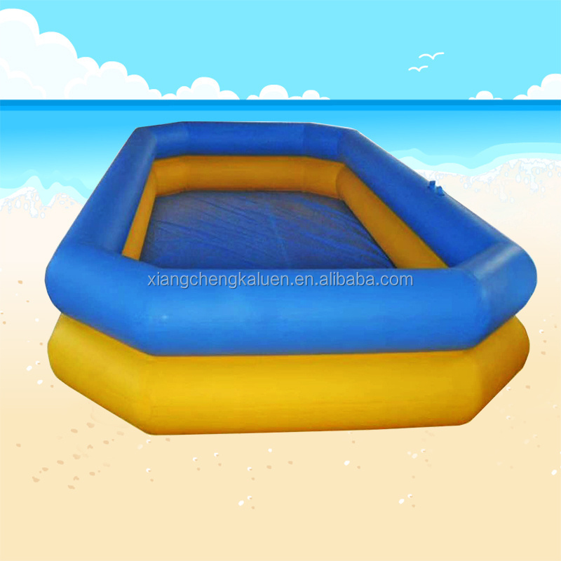 Custom Popular Outdoor Colorful bouncy water slide with pool for kids and adults