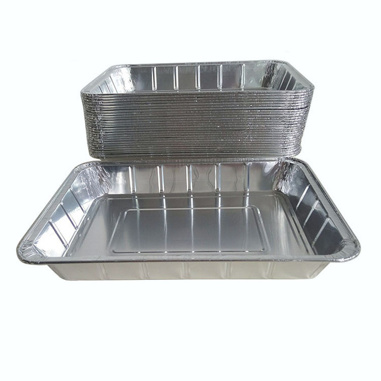 medium disposable   aluminum foil aluminium foil bbq grill tray