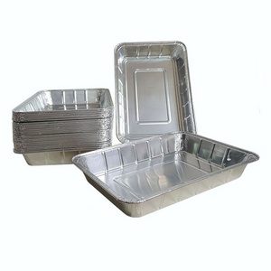 medium disposable   aluminum foil aluminium foil bbq grill tray