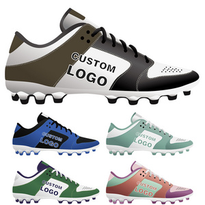 High Quality Football Athletic Shoes FG Spikes Low Ankle Cleats Soccer Boots Custom Football Shoes for Men