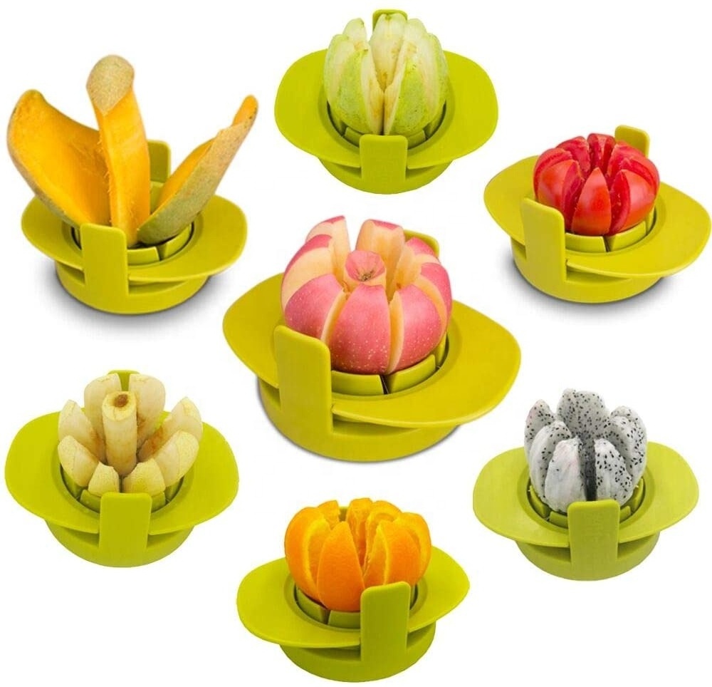 2024 Stainless Steel 3 in 1 Slicer Cutter Fruit & Vegetable Tools for Apple Mango Tomato