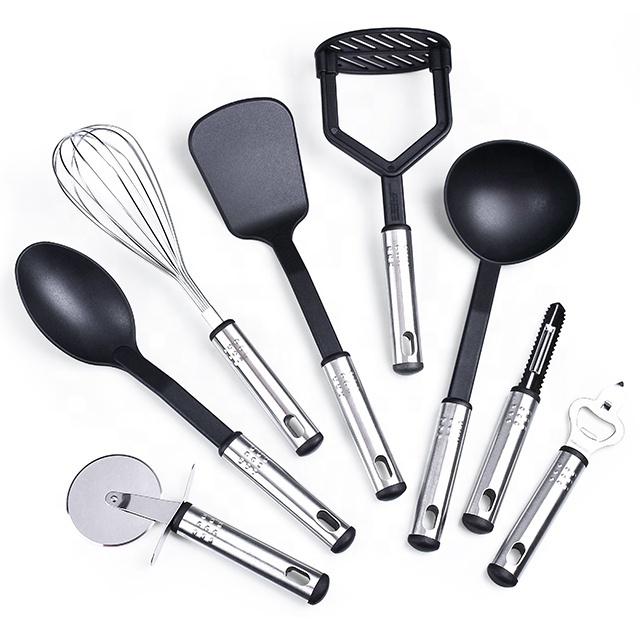 Wholesale Direct Factory Nylon Kitchen Wear Utensils Spatula Kitchen Nylon Utensils set