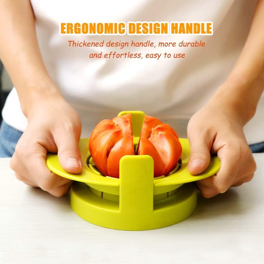 2024 Stainless Steel 3 in 1 Slicer Cutter Fruit & Vegetable Tools for Apple Mango Tomato