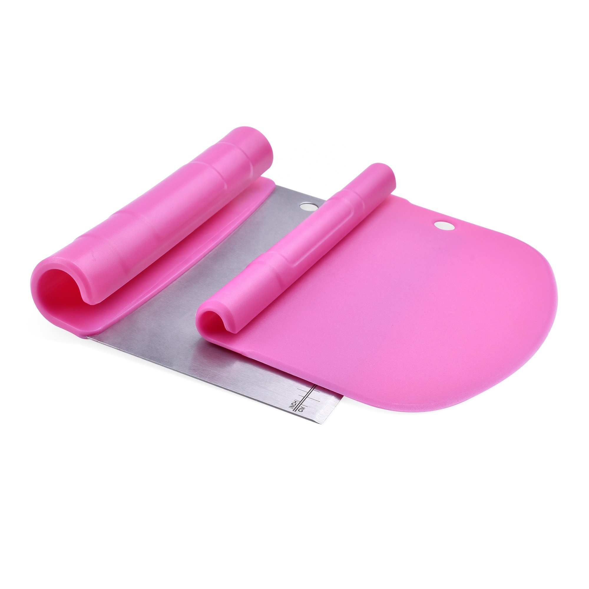 Plastic Scraper Bench Scraper Multipurpose Food Scrappers for Bread Dough Cake