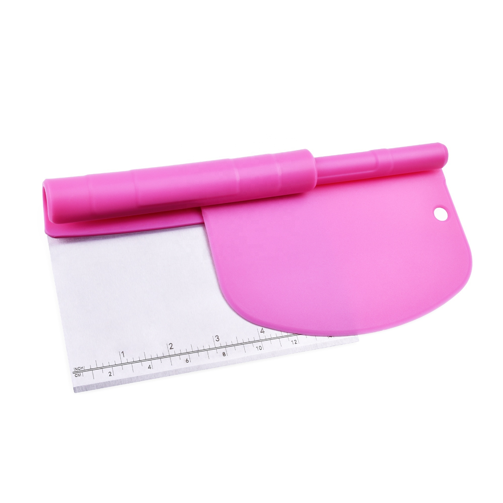 Plastic Scraper Bench Scraper Multipurpose Food Scrappers for Bread Dough Cake