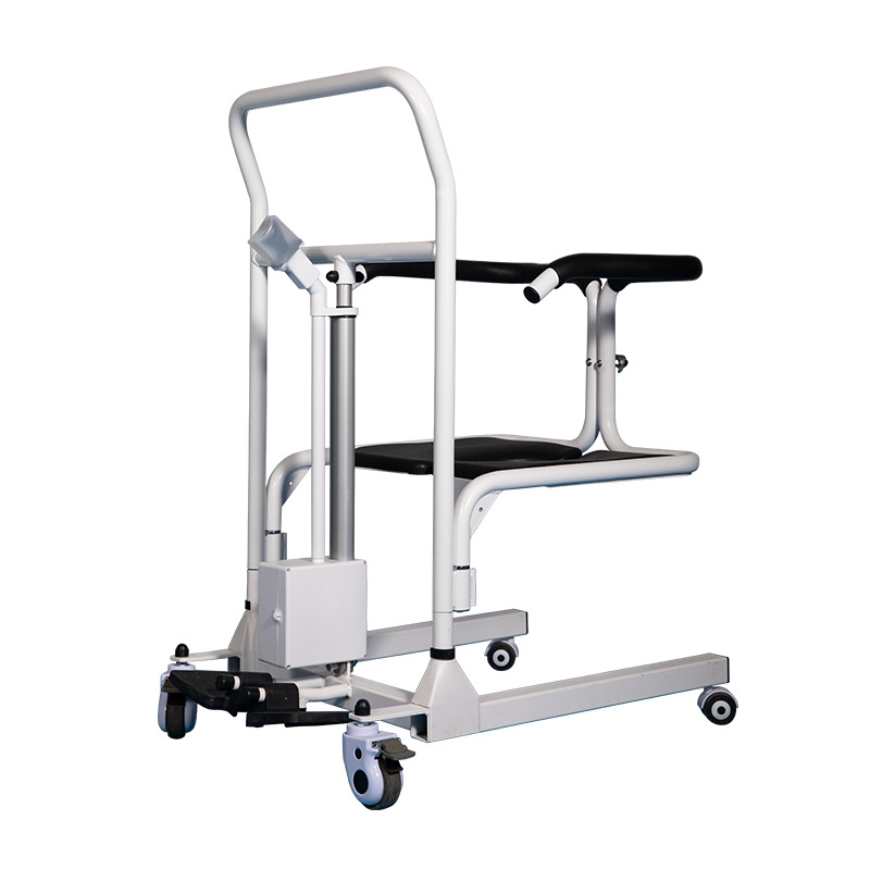 Nursing Transfer Chair Electric Lift Portable wheelchair for Patients and Elderly Commode Chair.