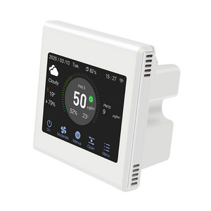 HRV heat recovery ventilation system controller with VOC PM2.5 temperature and humidity fan controller