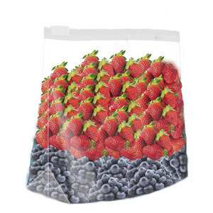 1 Gallon Food Storage Freezer Bags Stand Expand Resealable Zipper Bags Packing Bag for Meat Kitchen