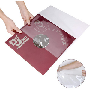 Wholesale 12.75" Clear Polypropylene Plastic Vinyl Outer Sleeves For LP Record Albums