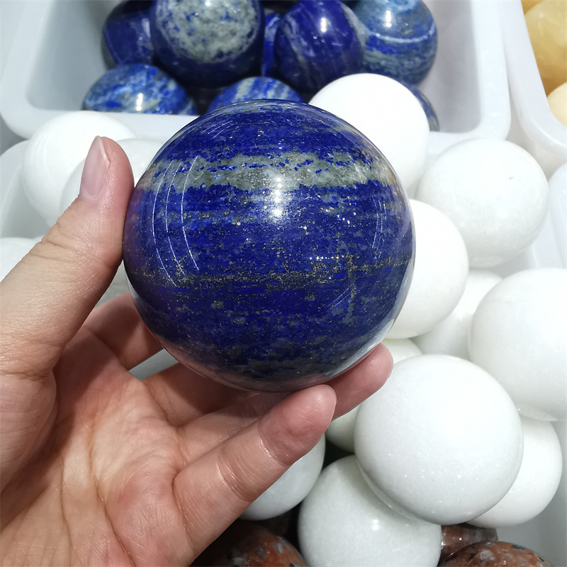 Hot sale wholesale bulk natural crystals stones ball lapis lazuli sphere for home decoration