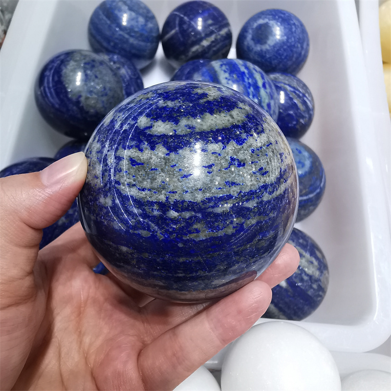 Hot sale wholesale bulk natural crystals stones ball lapis lazuli sphere for home decoration