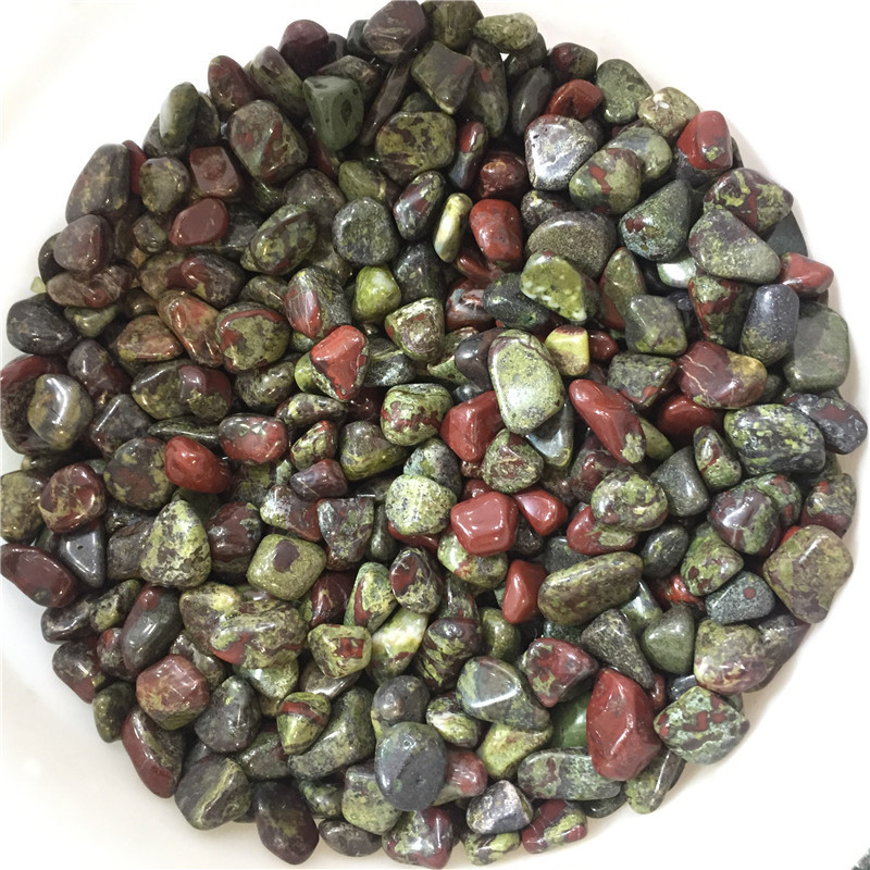 Dragon Blood Stone Quartz Crystal Gravel Tumbled Gemstone