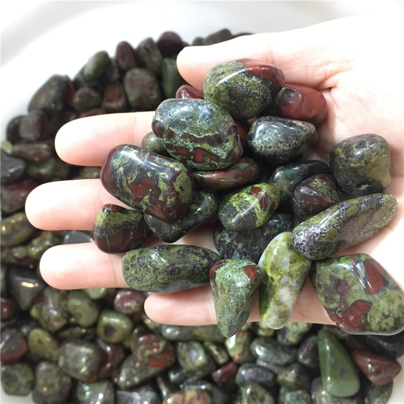 Dragon Blood Stone Quartz Crystal Gravel Tumbled Gemstone