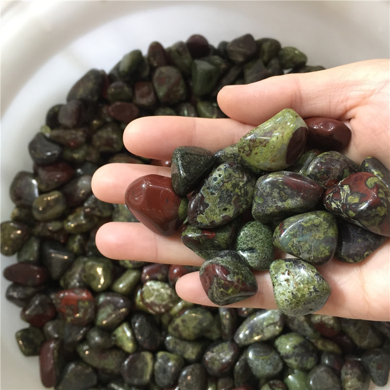 Dragon Blood Stone Quartz Crystal Gravel Tumbled Gemstone