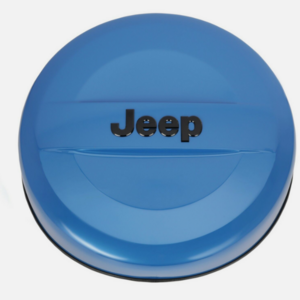 07-18 JEEPS WRANGLERS JK P255/70R18 BLUE HARD SURFACE SPARE TIRE COVER 5QZ12MBJAA