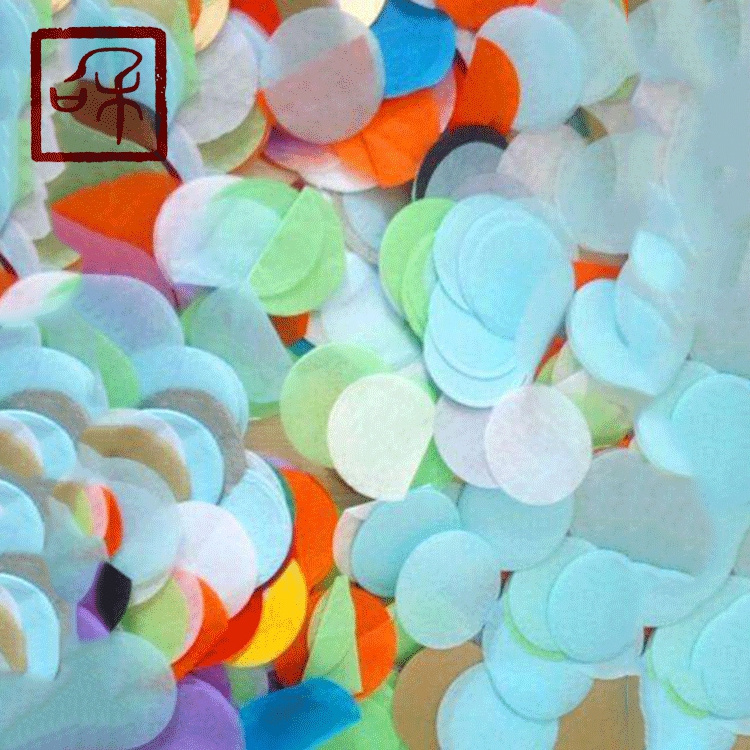 Wholesale bulk confetti round paper colorful wedding confetti for bobo balloon