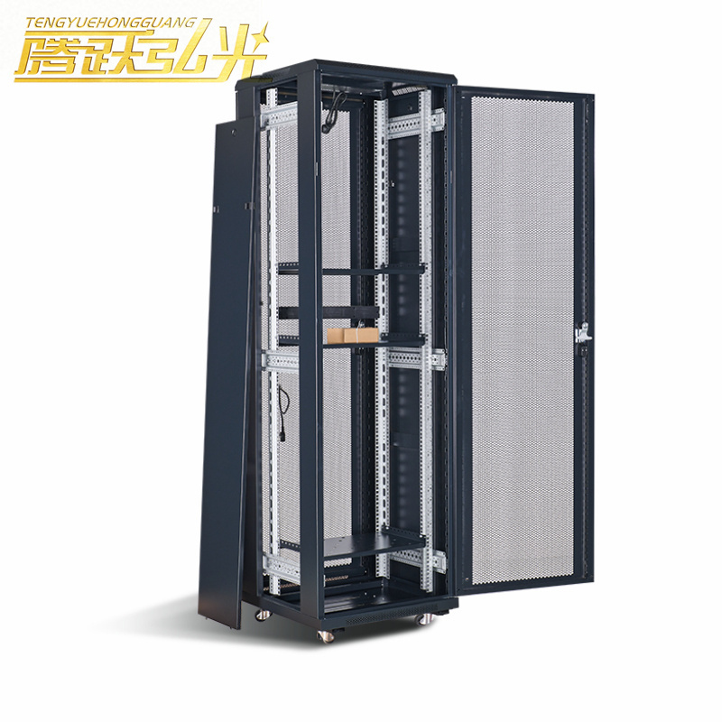 TB Factory Ready Goods Data Center Switch Cabinet Network 16u-42U Open Frame Server Rack