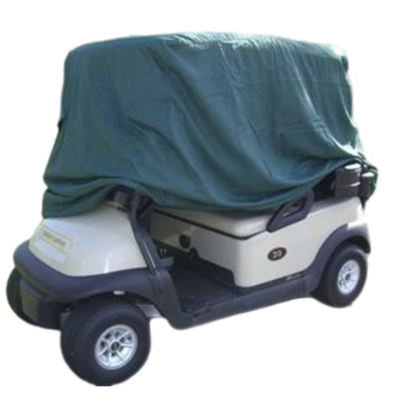 Customizable Oxford cloth dust cover for golf carts, beach buggies, and specialty vehicles with the option to add a custom logo.