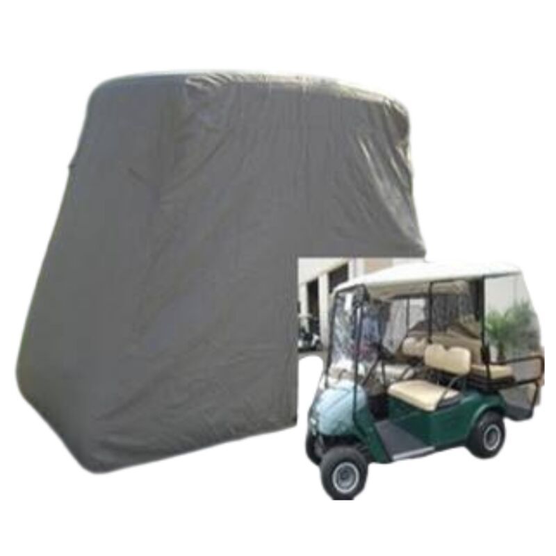 Customizable Oxford cloth dust cover for golf carts, beach buggies, and specialty vehicles with the option to add a custom logo.